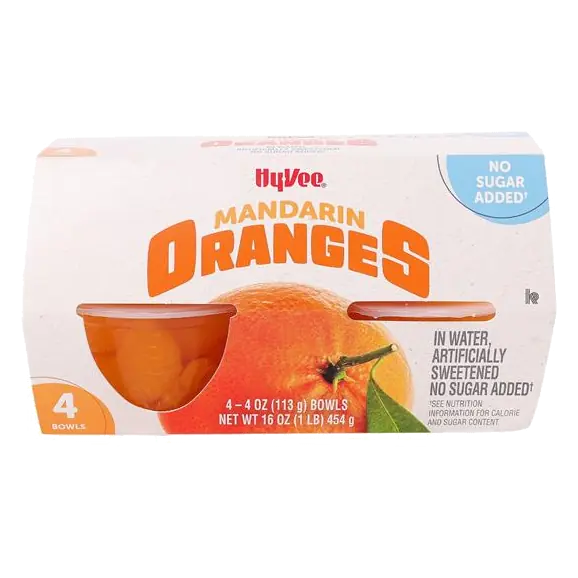 Sweetened Mandarin Oranges in Water