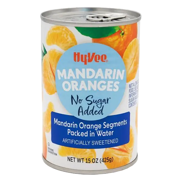 Sweetened Mandarin Oranges Segments in Water