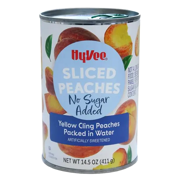 Sweetened Sliced Yellow Cling Peaches in Water