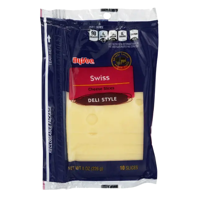 Swiss Deli Style Cheese Slices