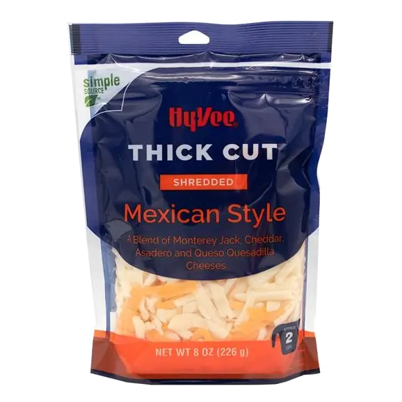 Hy-Vee Thick Cut Shredded Mexican Style Cheese