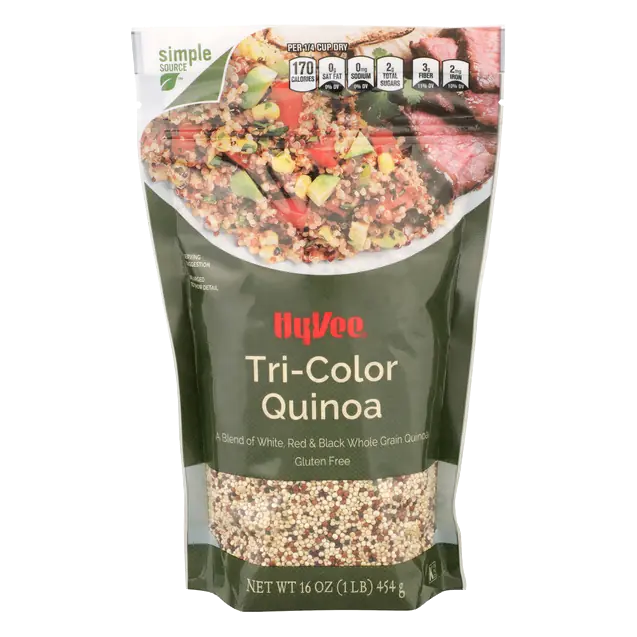 Tri-Color Quinoa a Blend of White