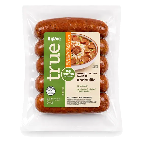 Hy-Vee True Andouille Smoked Chicken Sausage