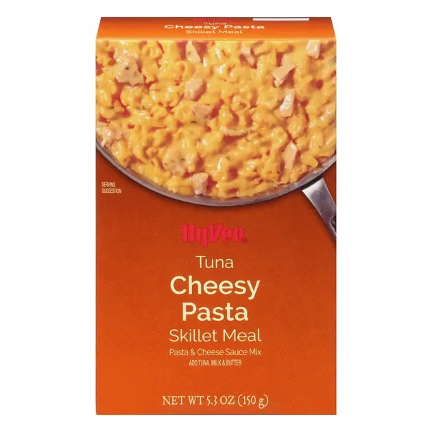 Tuna Cheesy Pasta & Cheese Sauce Mix Skillet Meal