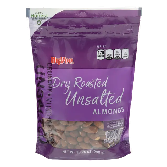 Unsalted Dry Roasted Almonds
