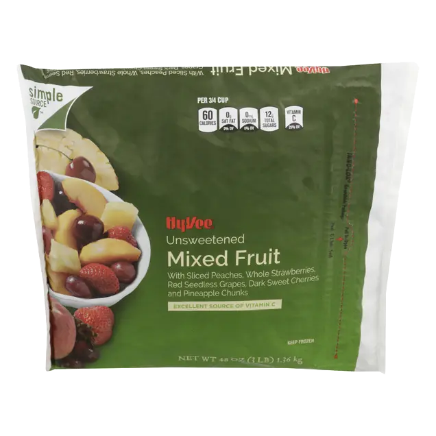 Unsweetened Mixed Fruit with Sliced Peaches