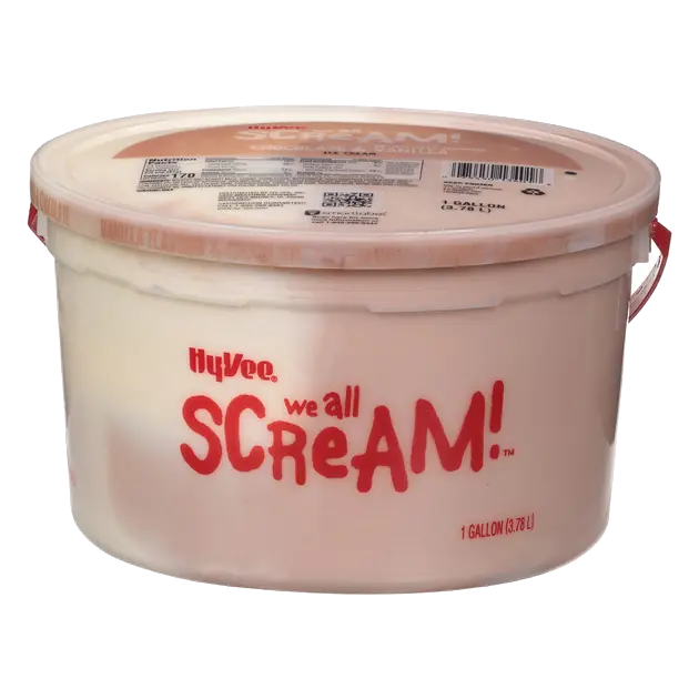 Vanilla Flavored & Chocolate Ice Cream