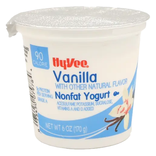 Vanilla Flavored Light Nonfat Yogurt