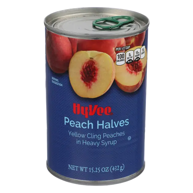 Yellow Cling Peach Halves in Heavy Syrup