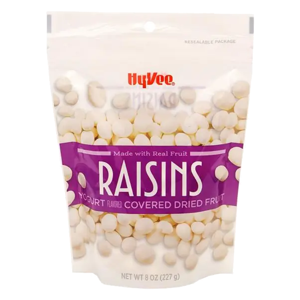 Yogurt Flavored Covered Raisins