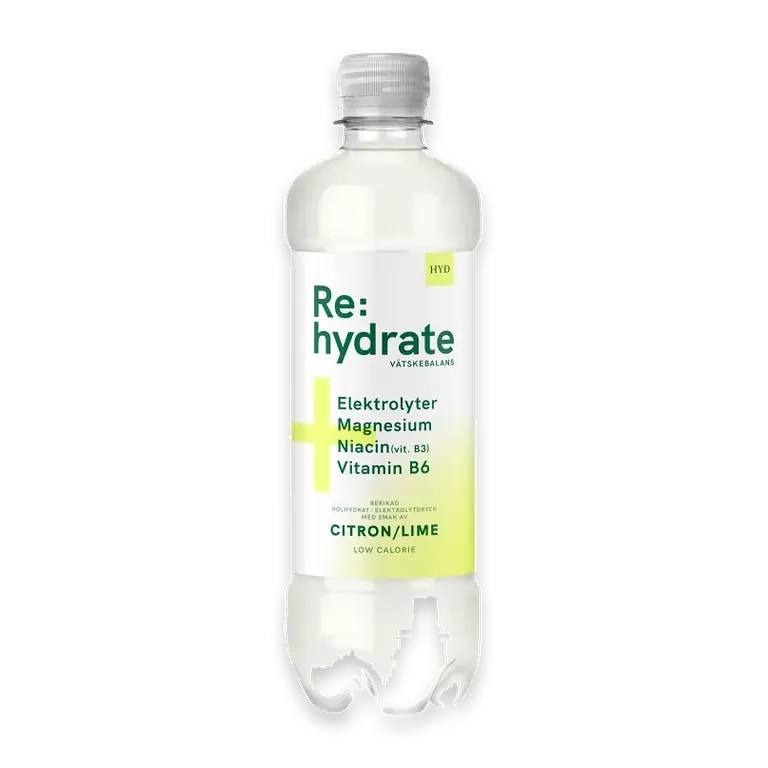 Vätskeersättning Rehydrate Citron Lime 500ml