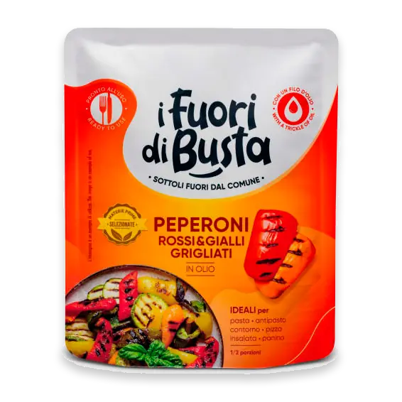 Paprika Peperoni Grigliati Rossi&gialli/in Olio