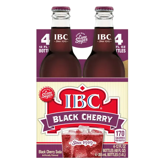 Black Cherry Soda - 4 pk