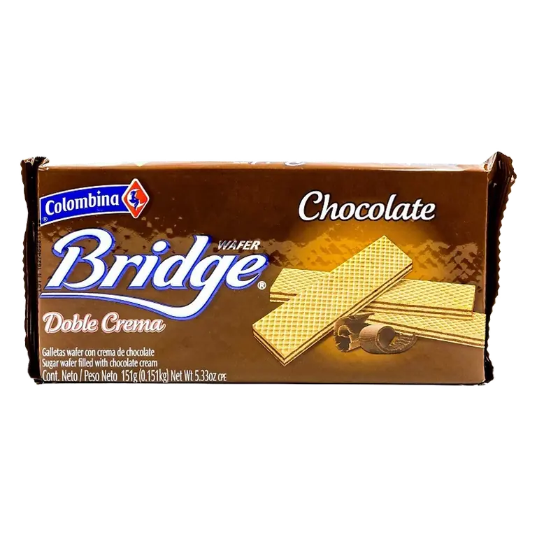 Colombina Bridge Chocolate Wafers, 5.33oz