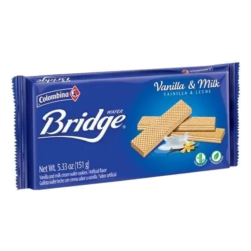 Columbina Vanilla & Milk Bridge Wafers, 5.33oz