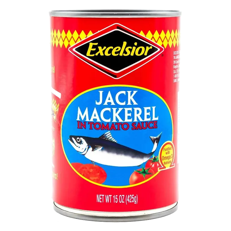 Excelsior Jack Mackeral in Tomato Sauce, 15oz
