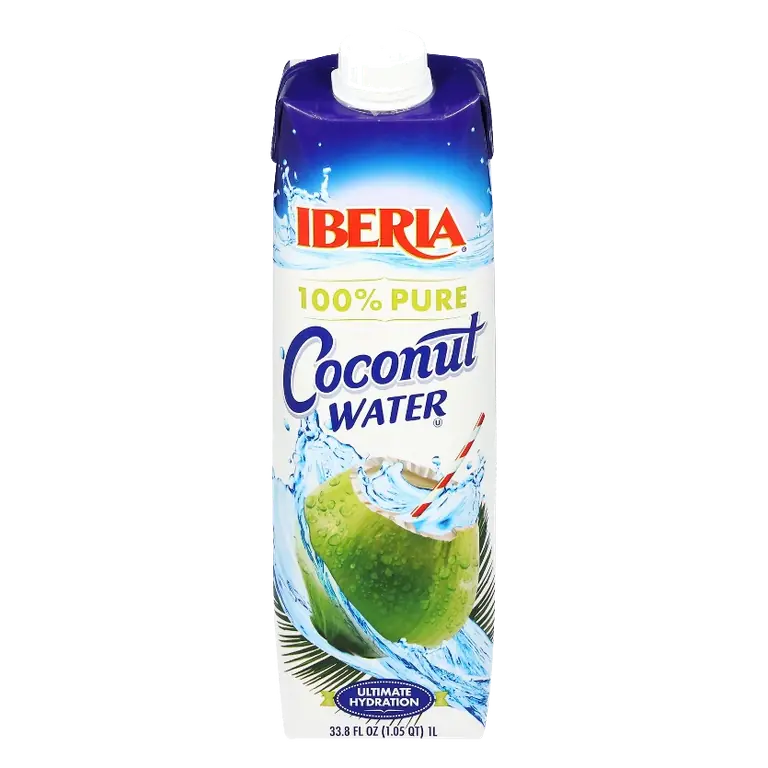 Iberia Coconut Water, 1L Bottle: No Pulp