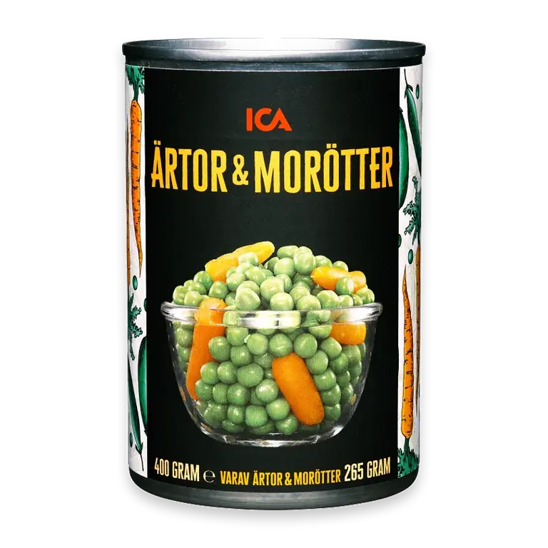 Ärtor & Morötter 400g