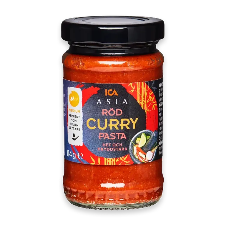 Currypasta Röd 114g