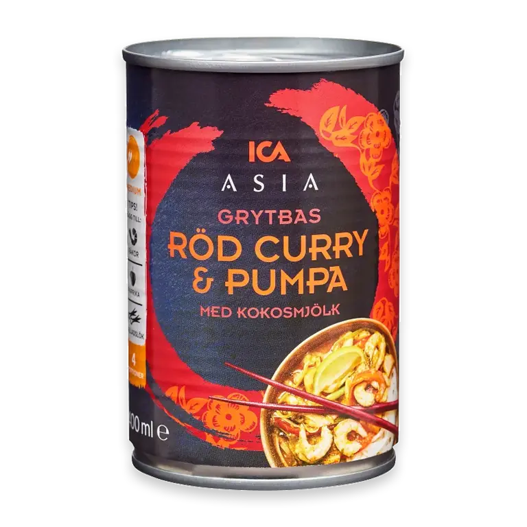 Röd curry & pumpa Grytbas 400ml