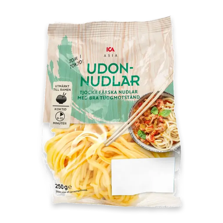 Udonnudlar Färska 250g