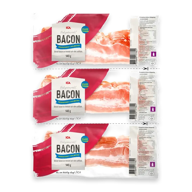 Bacon Skivat 3-p 420g