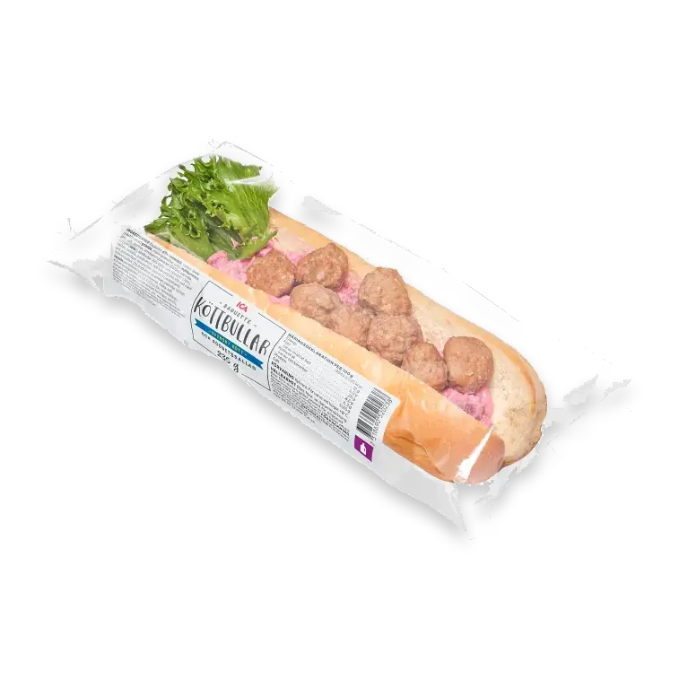 Baguette Köttbullar Rödbetssallad 235g