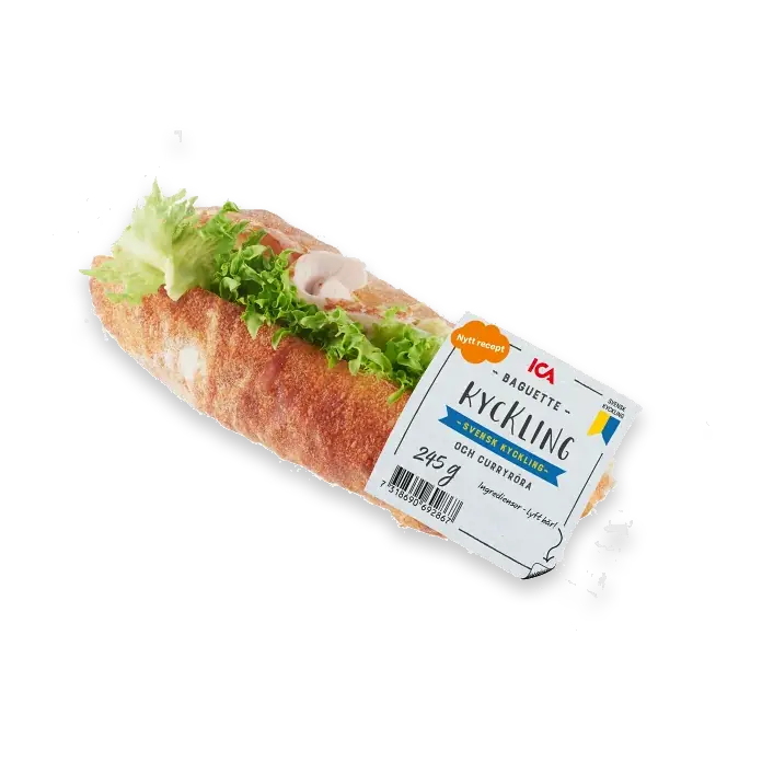 Baguette Kyckling Curry 245g