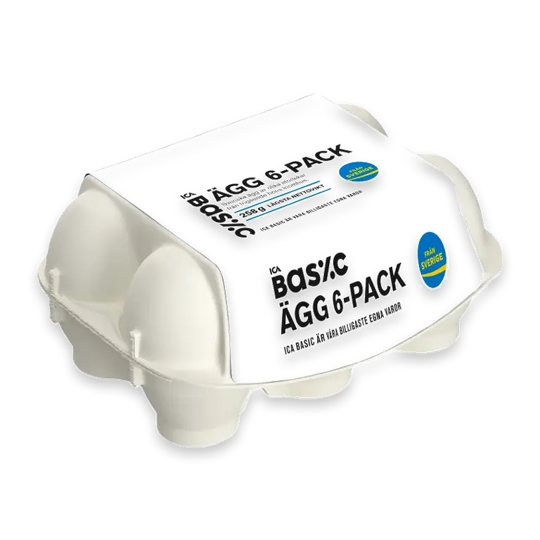 Ägg S/M/L 6-p frigående