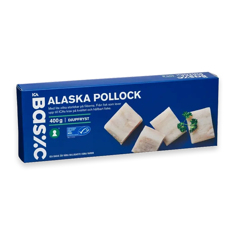 Alaska pollock Fryst 400g
