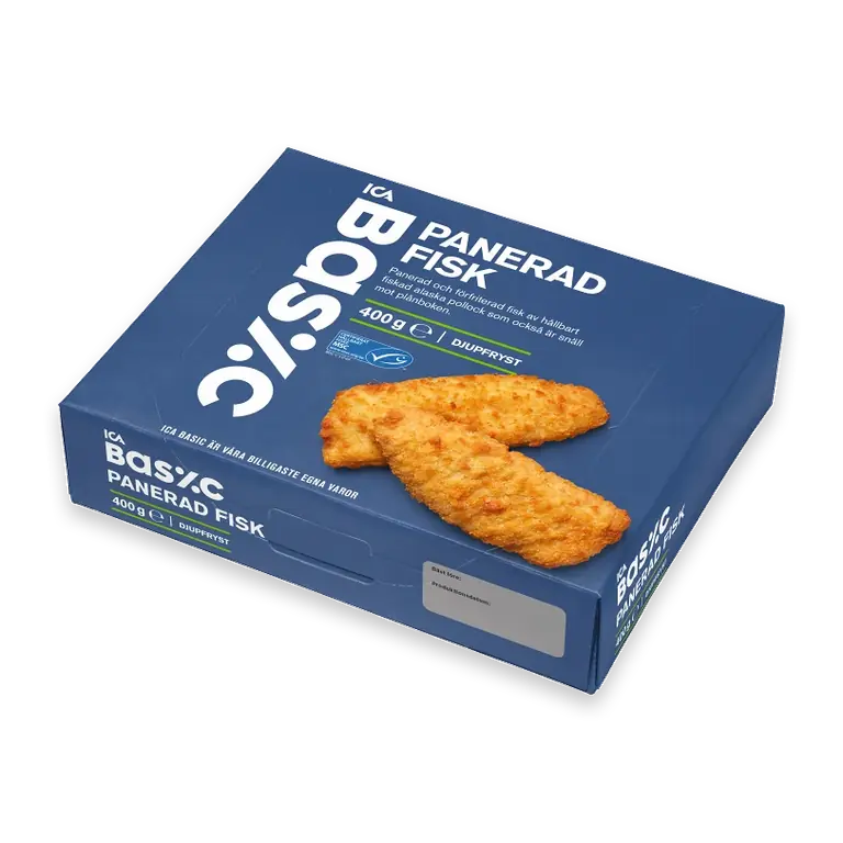 Alaska pollock panerad 400g