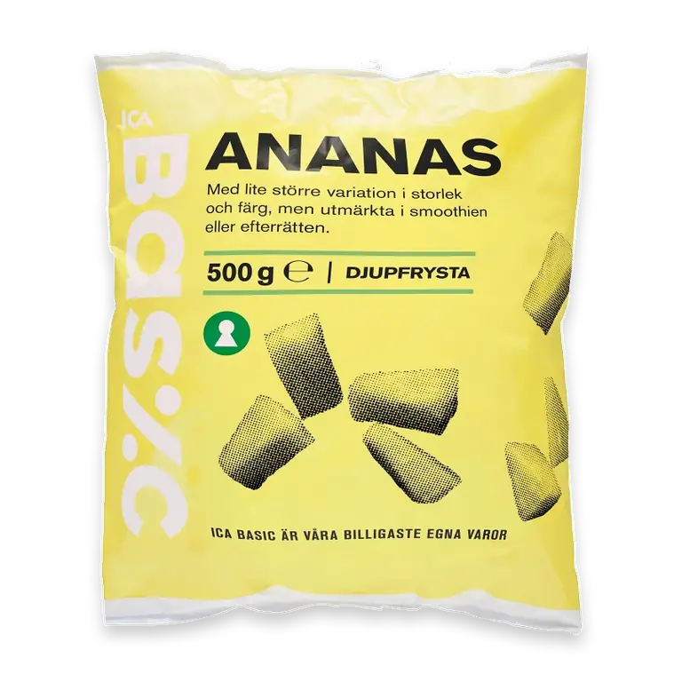 Ananas Fryst 500g