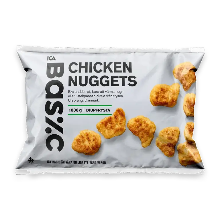 Chicken nuggets Fryst 1kg