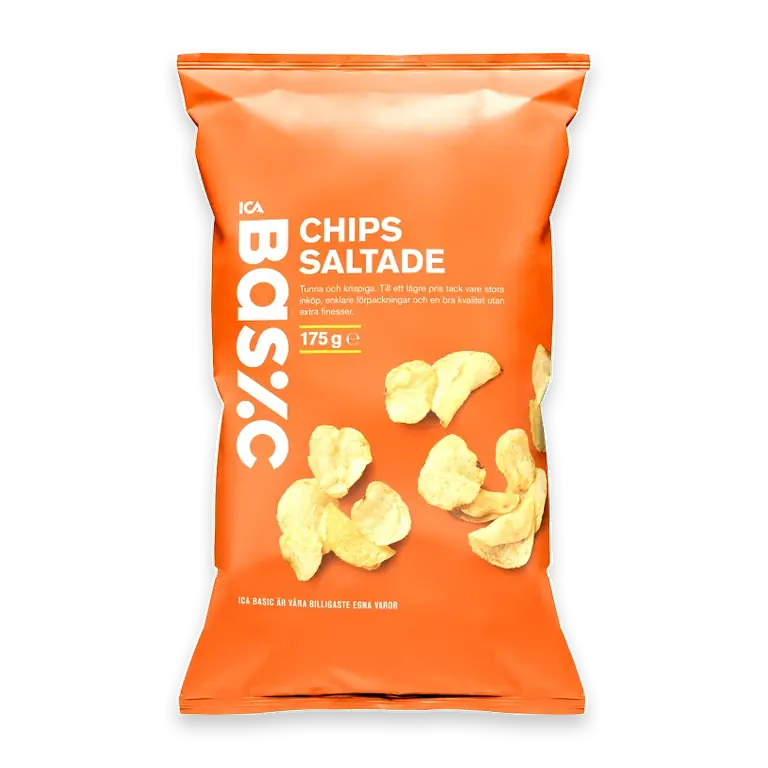 Chips saltade 175g
