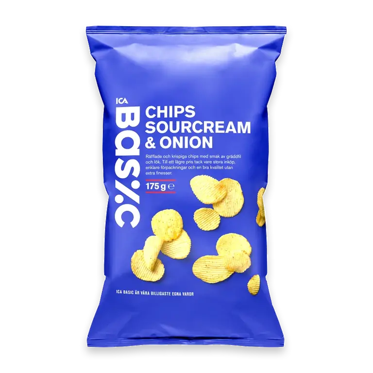 Chips Sourcream & Onion 175g
