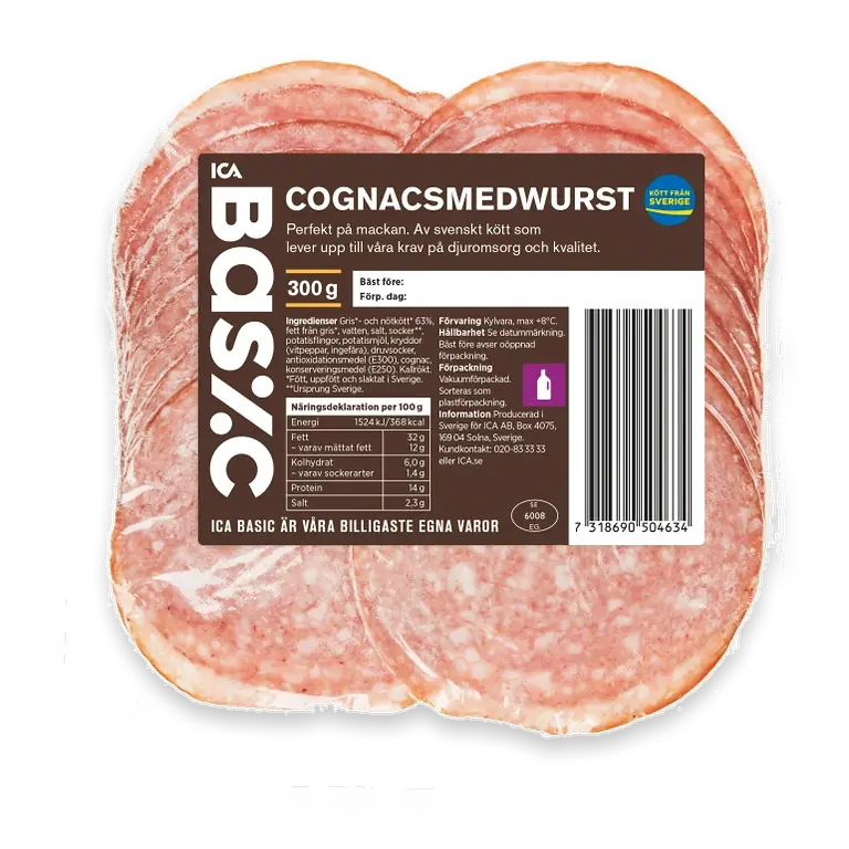 Cognacsmedwurst 300g