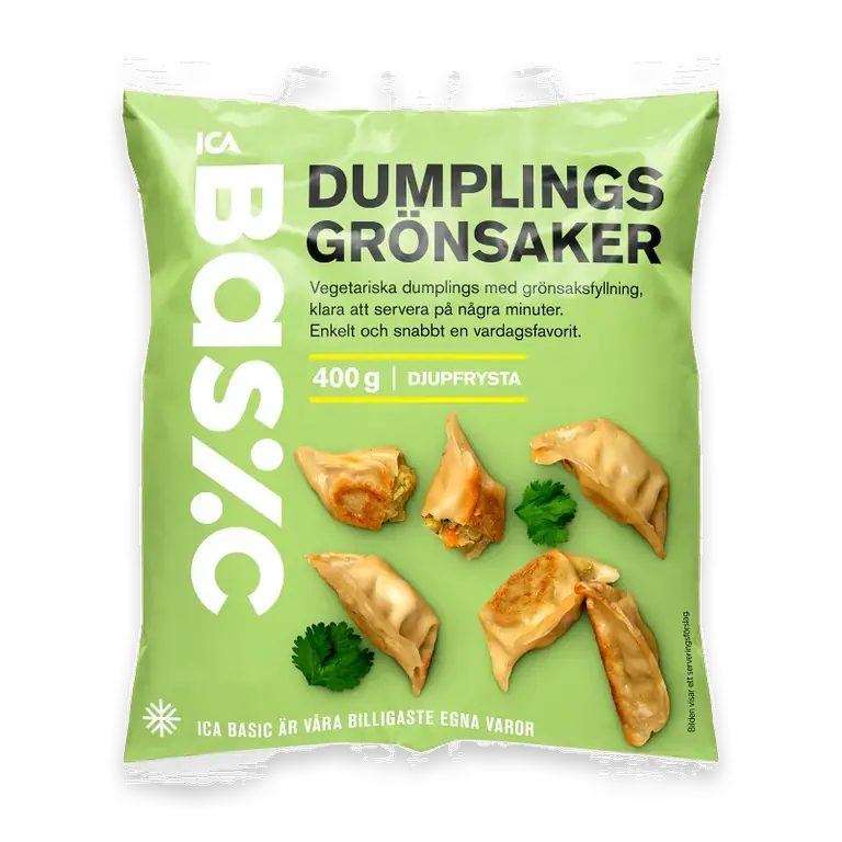 Dumplings grönsaker 400g