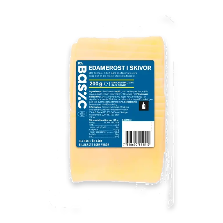 Edamerost skivad 200g