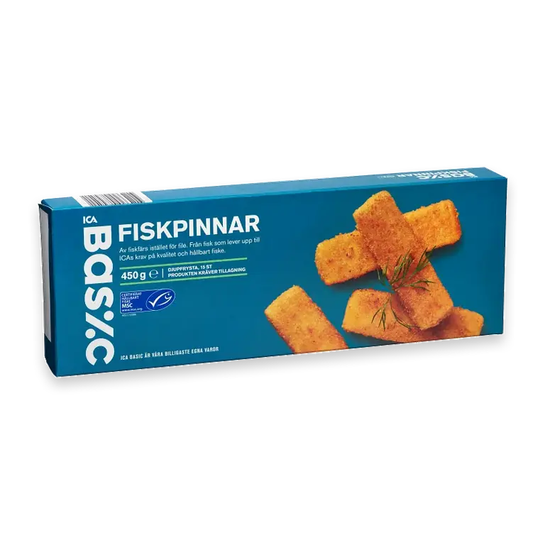 Fiskpinnar Fryst 15-p 450g