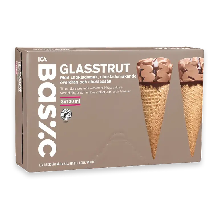 Glasstrut Choklad 8-p