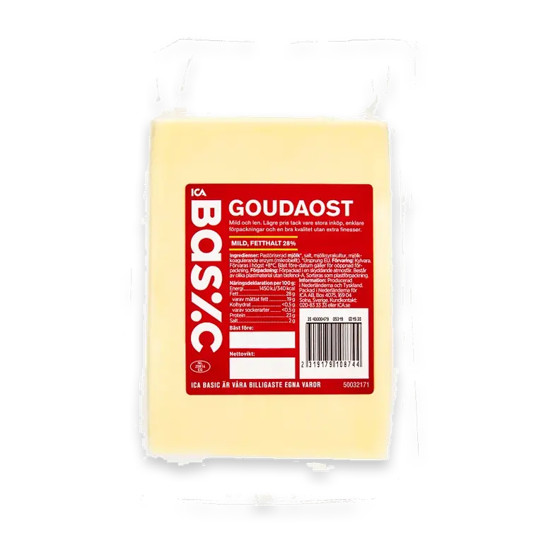 Goudaost mild 28% ca 850g