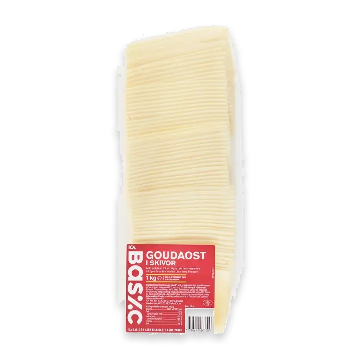 Goudaost skivad 28% 1kg