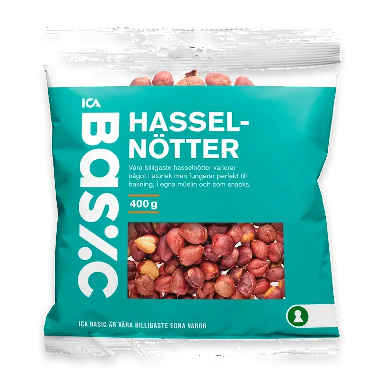 Hasselnötter 400g