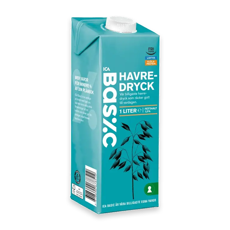 Havredryck 1% 1l