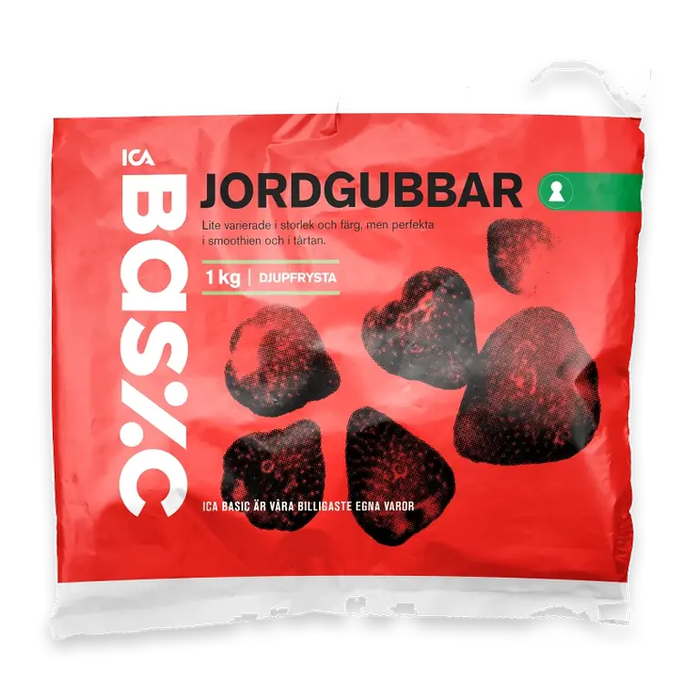 Jordgubbar Fryst 1kg