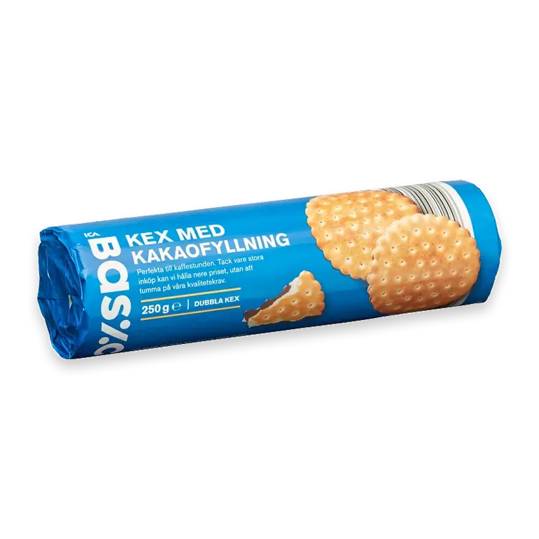 Kex med chokladfyllning 250g