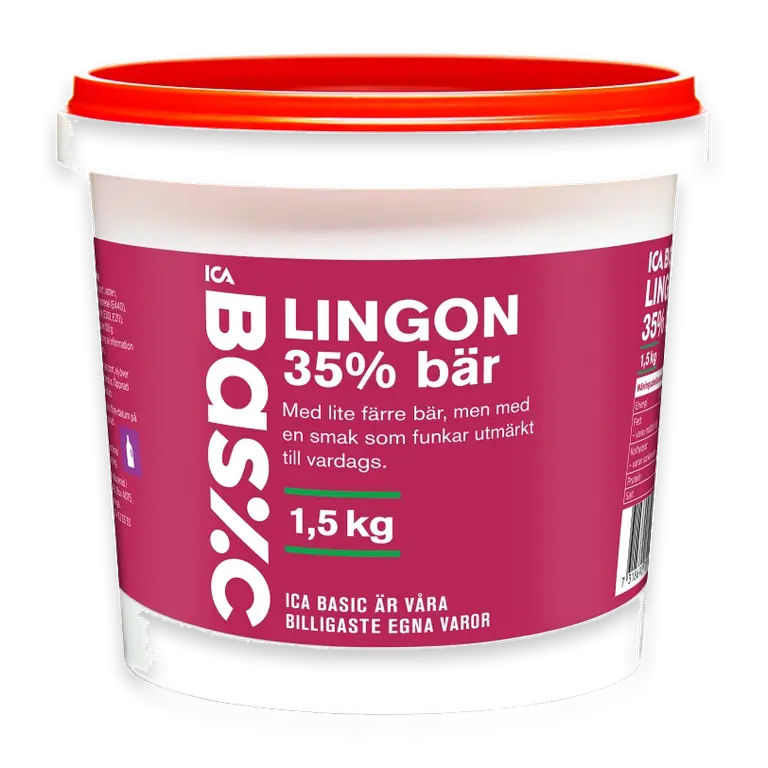 Lingon 35% bär 1.5kg