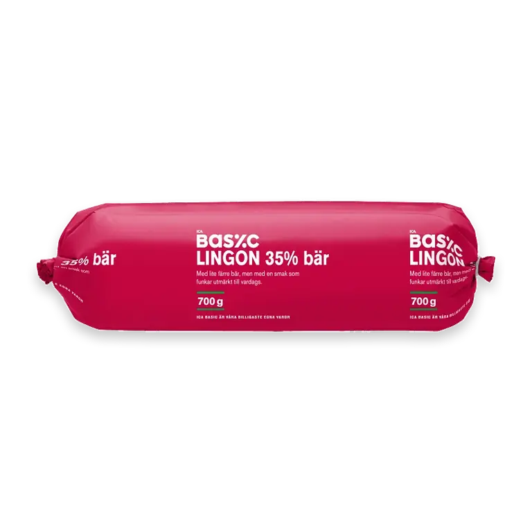 Lingon 35% bär refill 700g