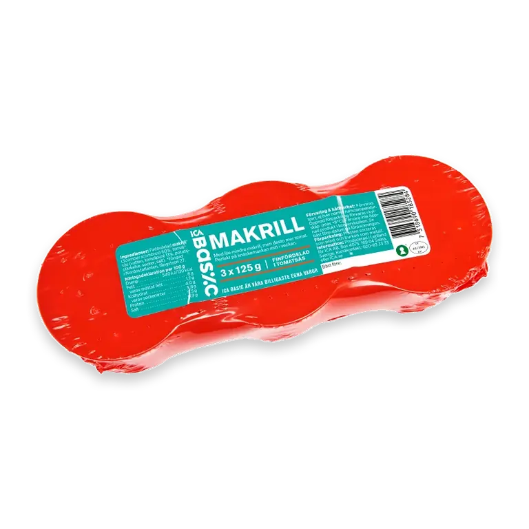 Makrill i tomatssås 3-p