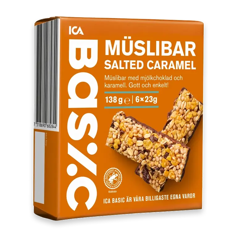 Müslibar Salted Caramel 6-p 138g